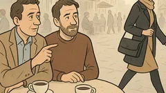 Witz: Zwei Physiker im Café checken Elektronenhülle