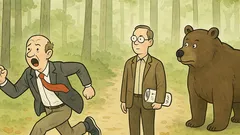Witz: Zwei Theoretiker im Wald, dann Bär