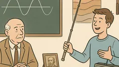 Witz: Aufnahmeprüfung: Was sind elektromagnetische Wellen?