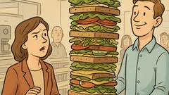 Witz: Gesundes Sandwich – vier Stockwerke hoch